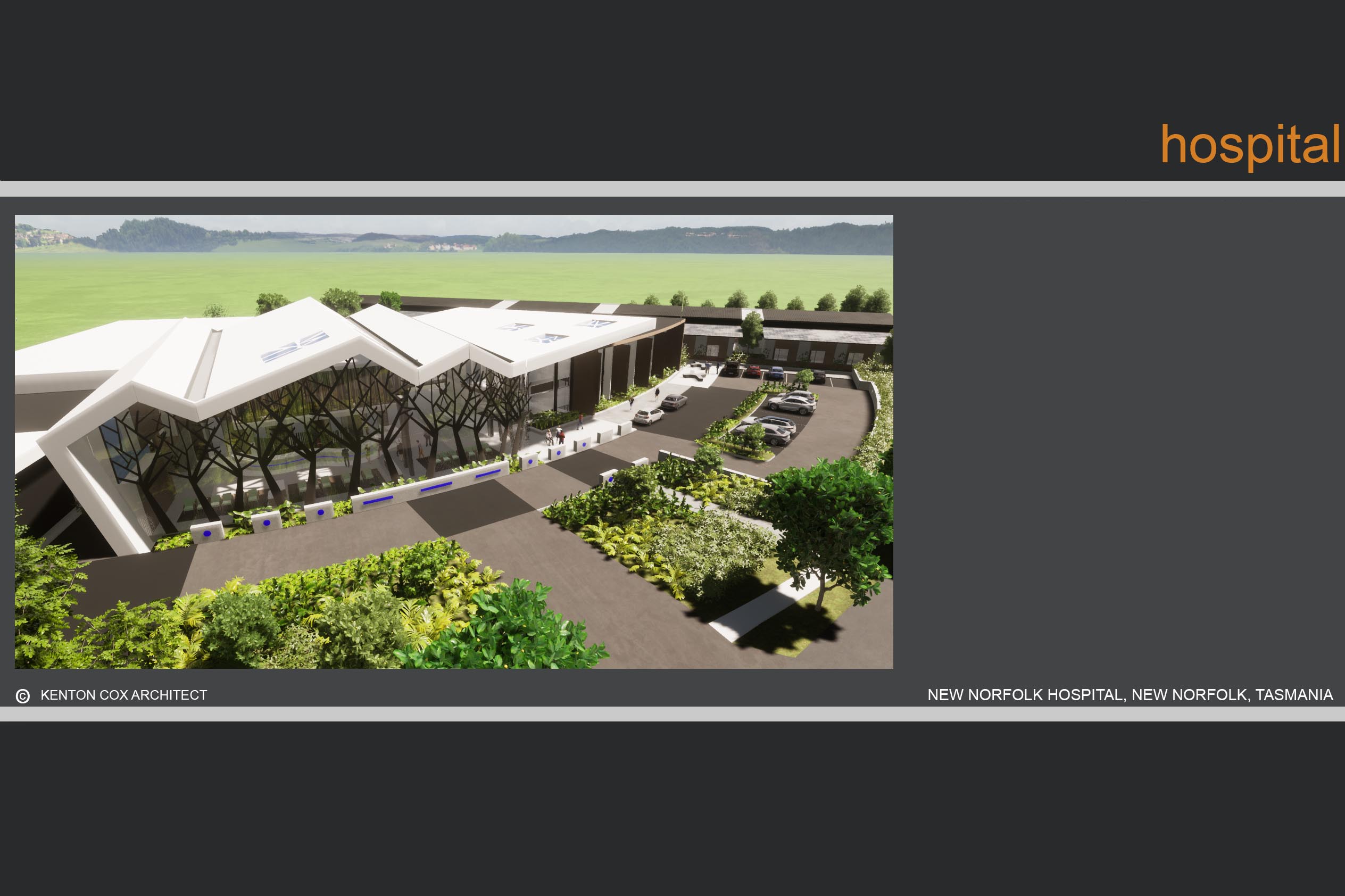 Proposed new Hospital for The Mills New Norfolk, Tasmania